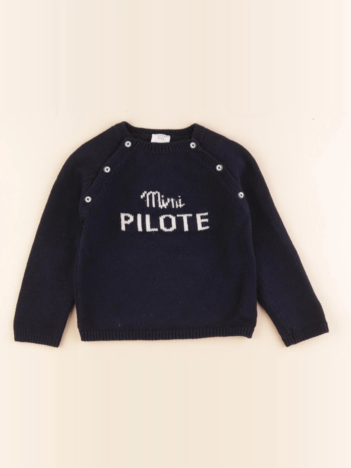 Carrément Beau - pull bleu - 3 ans