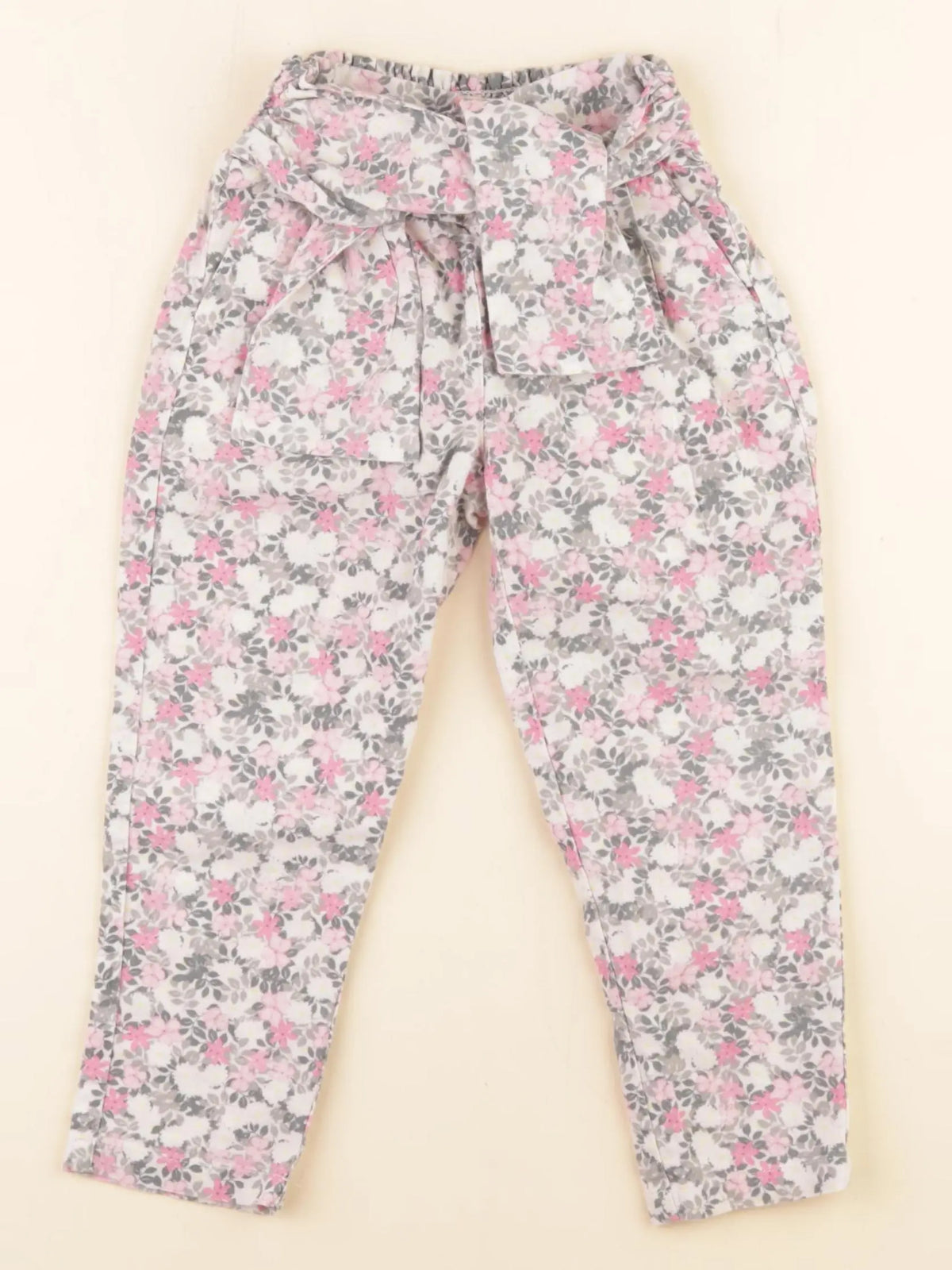 Tape à l'oeil - pantalon rose, gris - 3 ans