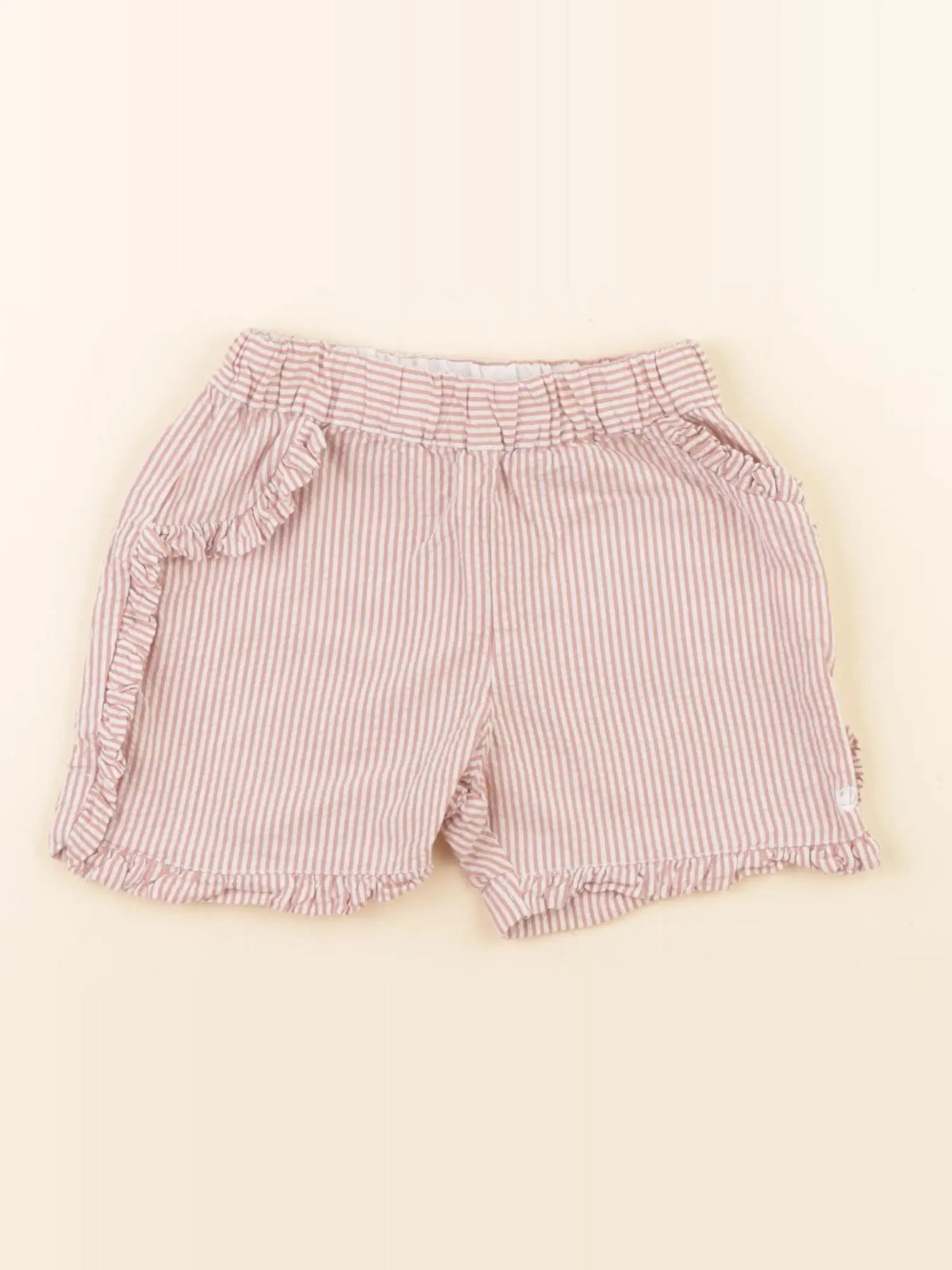 Petit Bateau - short orange - 36 mois