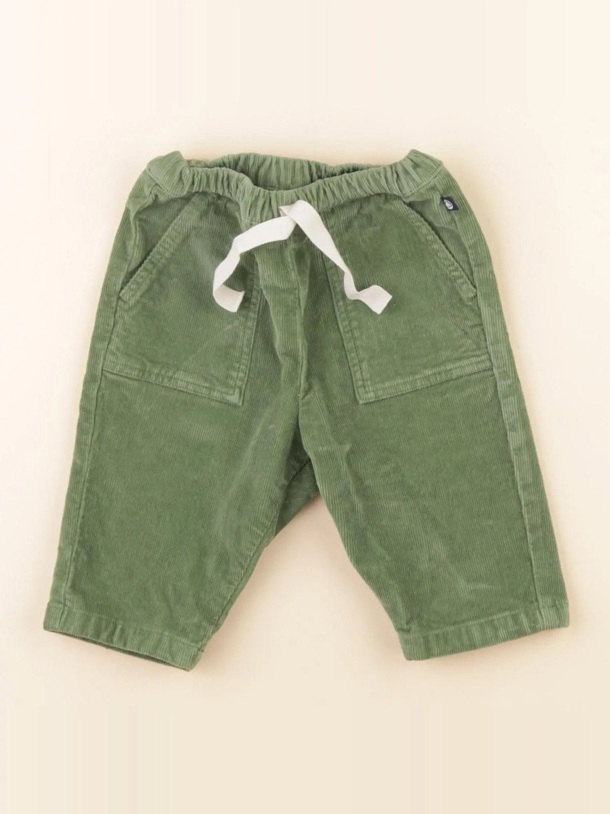 Petit Bateau - pantalon vert - 6 mois