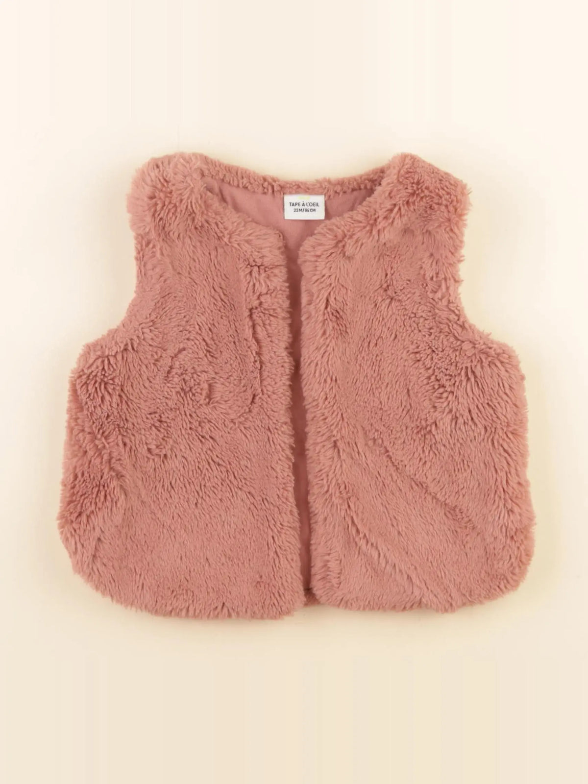 Tape à l'oeil - gilet rose - 24 mois