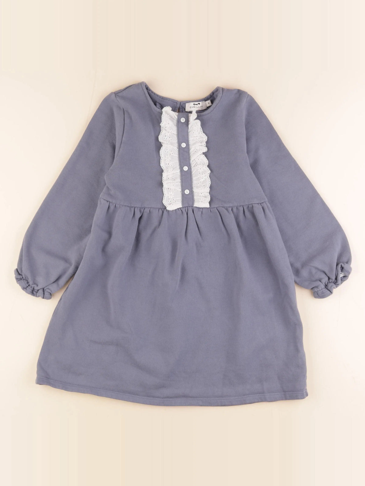 Cyrillus - robe bleu - 8 ans