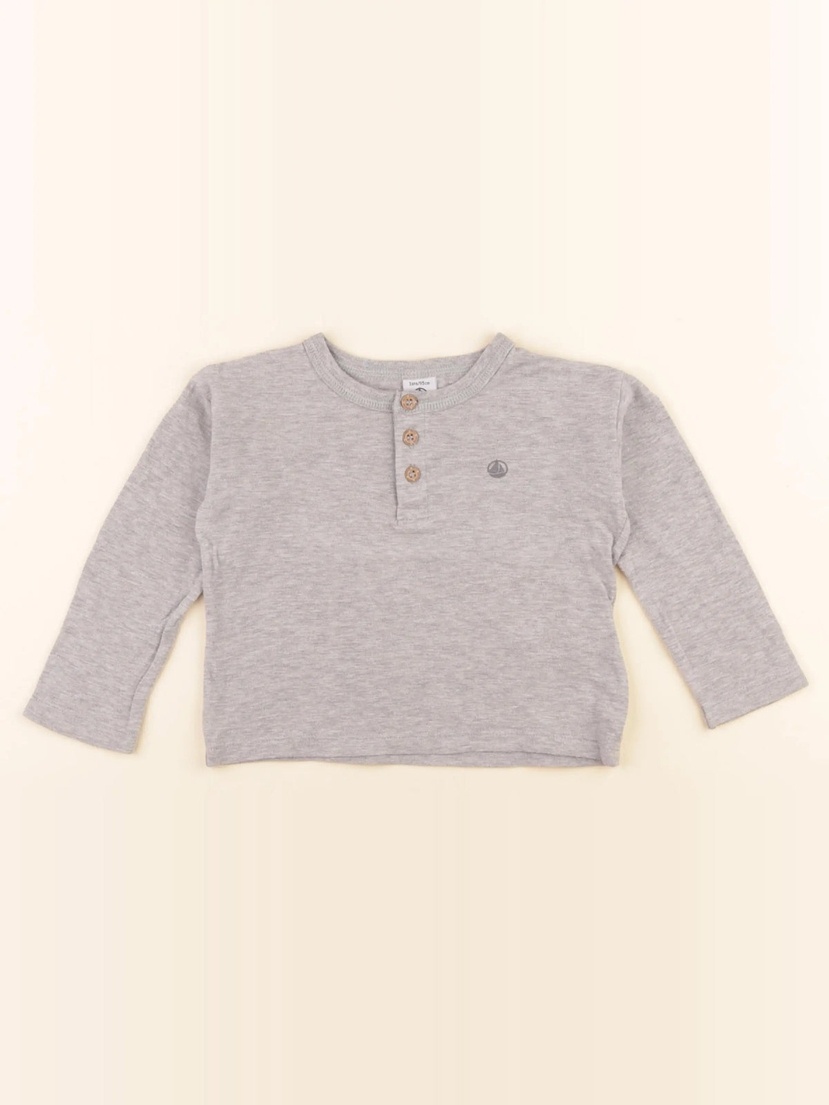 Louis et Victorie - chemise blanc, bleu - 18 mois