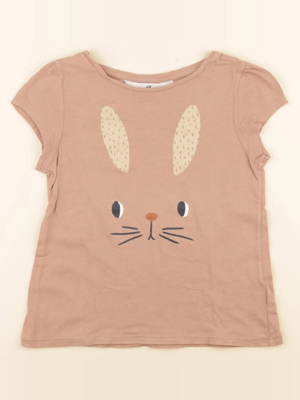 H&M - tee-shirt marron - 6 ans