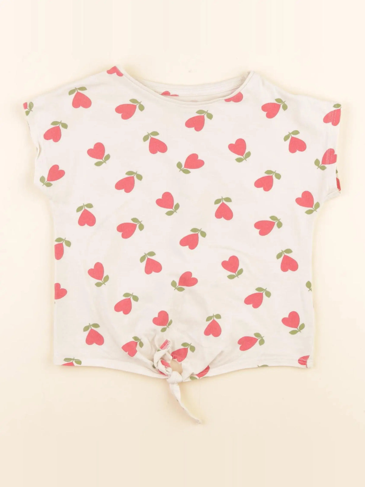Vertbaudet - tee-shirt beige - 3 ans