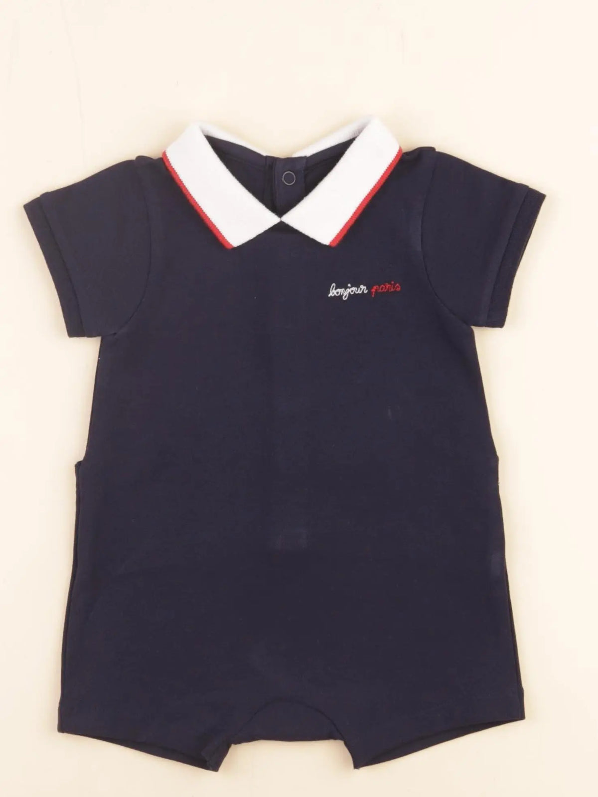 Jacadi - combinaison bleu - 6 mois