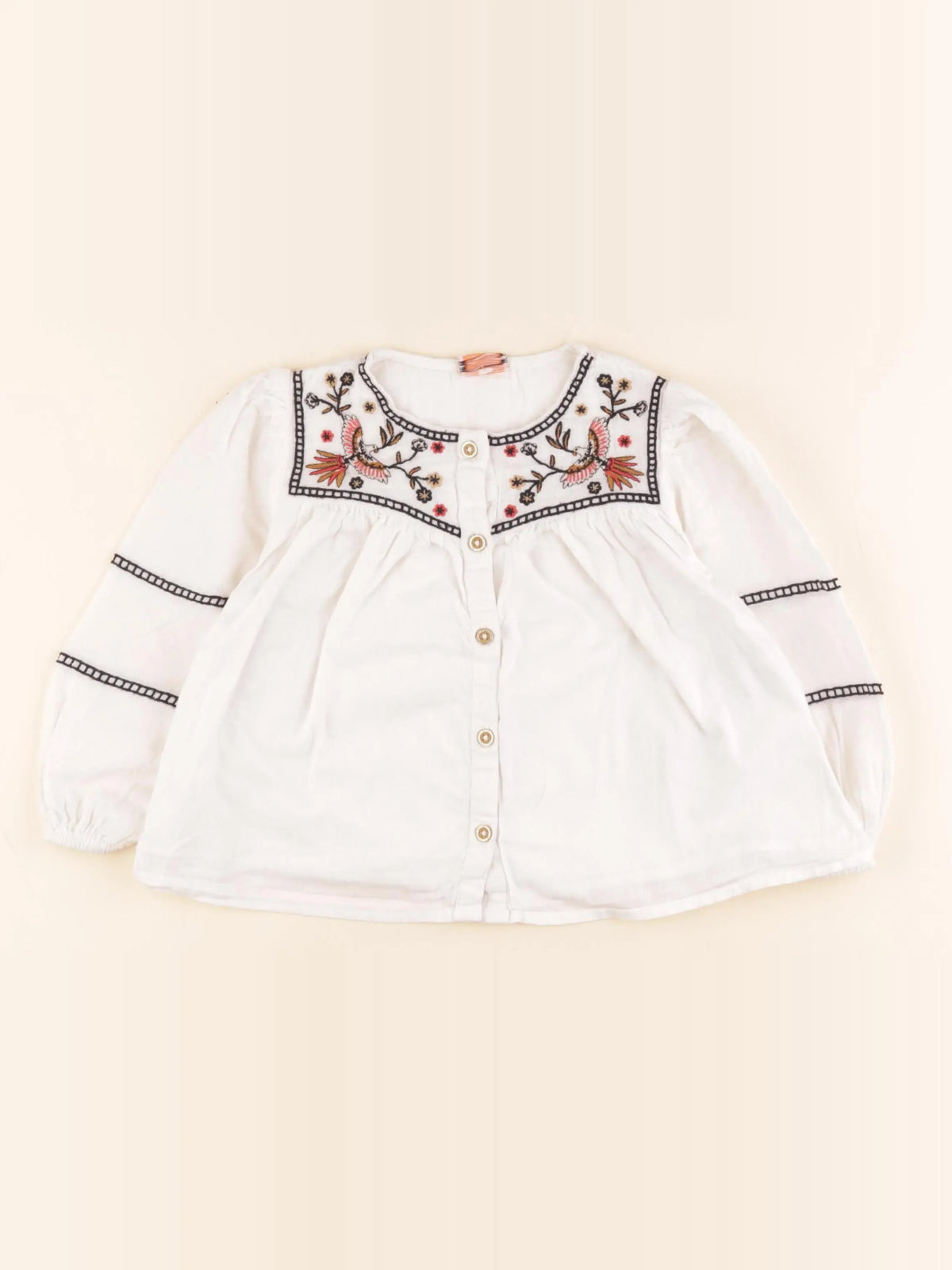 Tape à l'oeil - blouse blanc - 2/3 ans