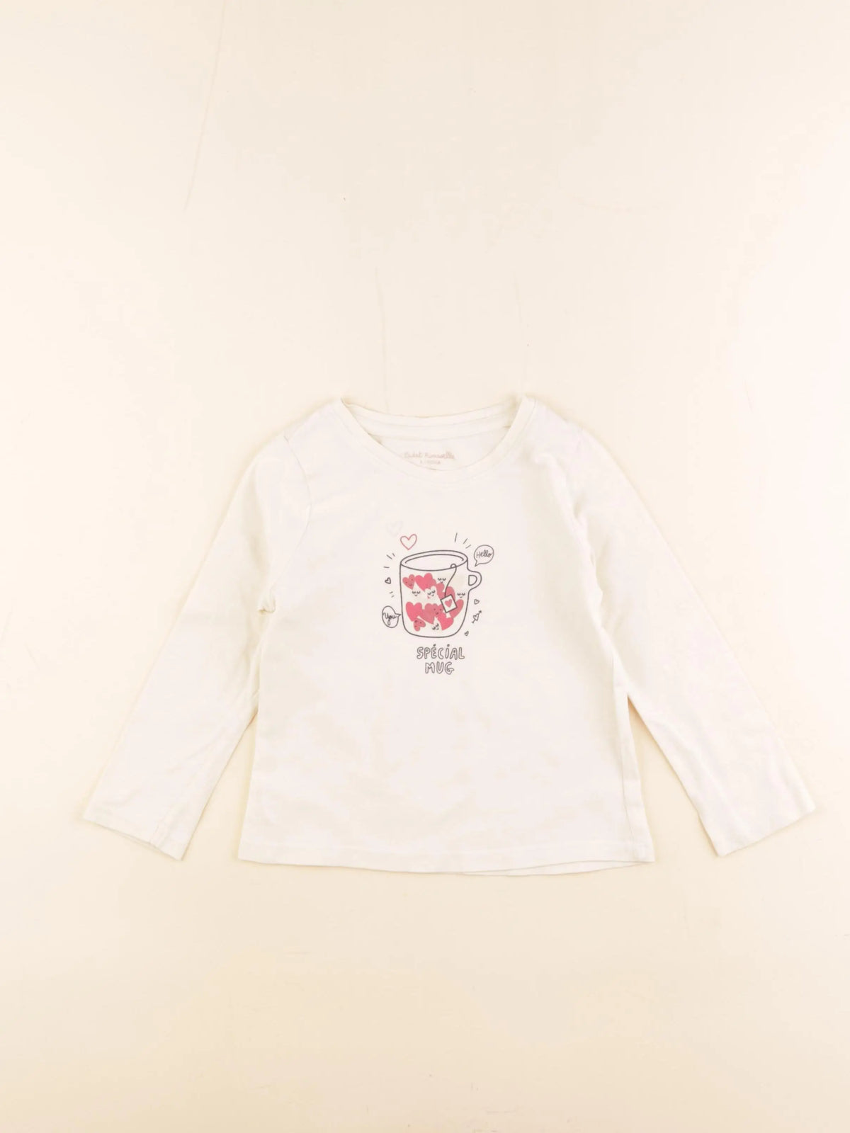 Cadet Rousselle - tee-shirt beige - 3 ans