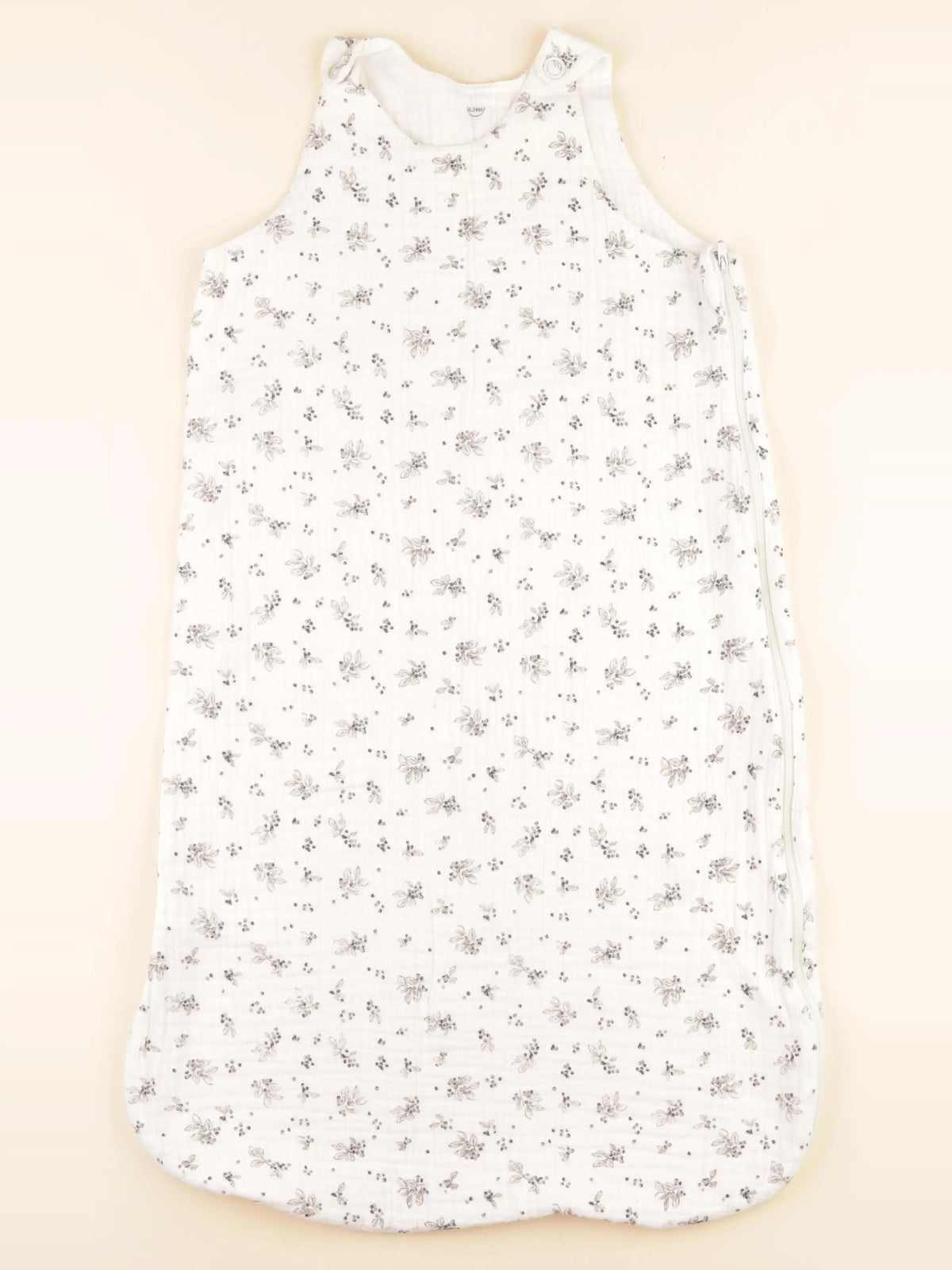 Bonjour Little - gigoteuse blanc, gris - 6/24 mois