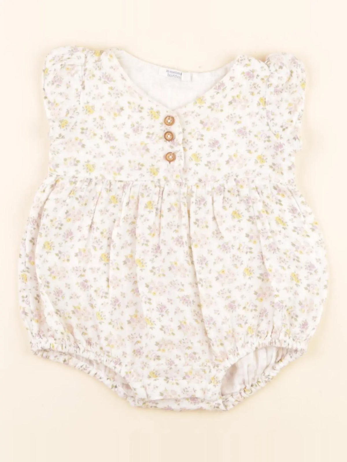 Boutchou - combinaison beige - 6 mois