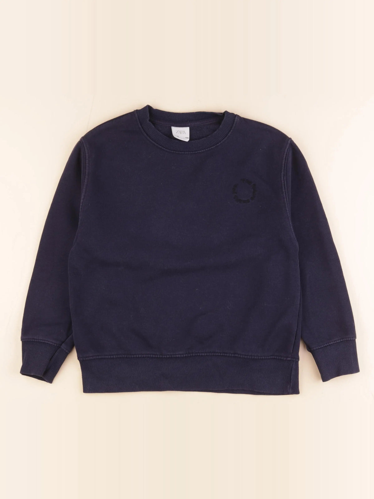 Zara - sweat bleu - 9 ans