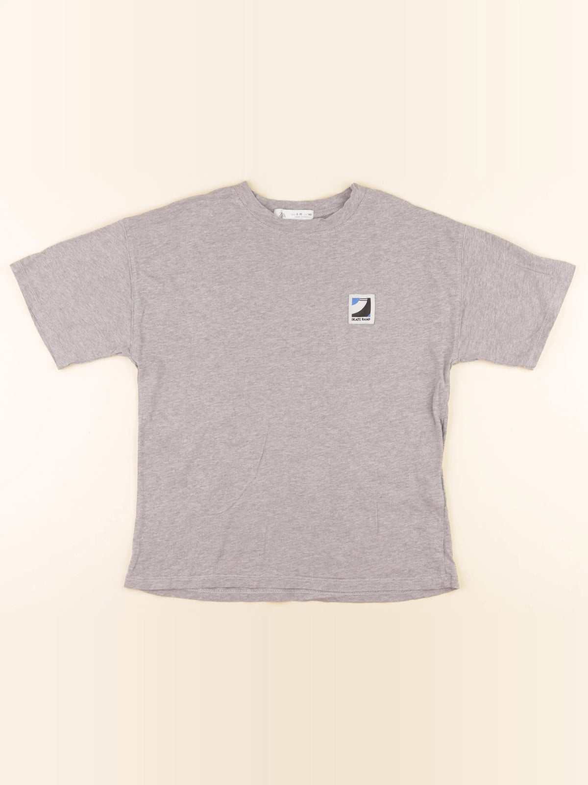 Zara - tee-shirt gris - 9/10 ans