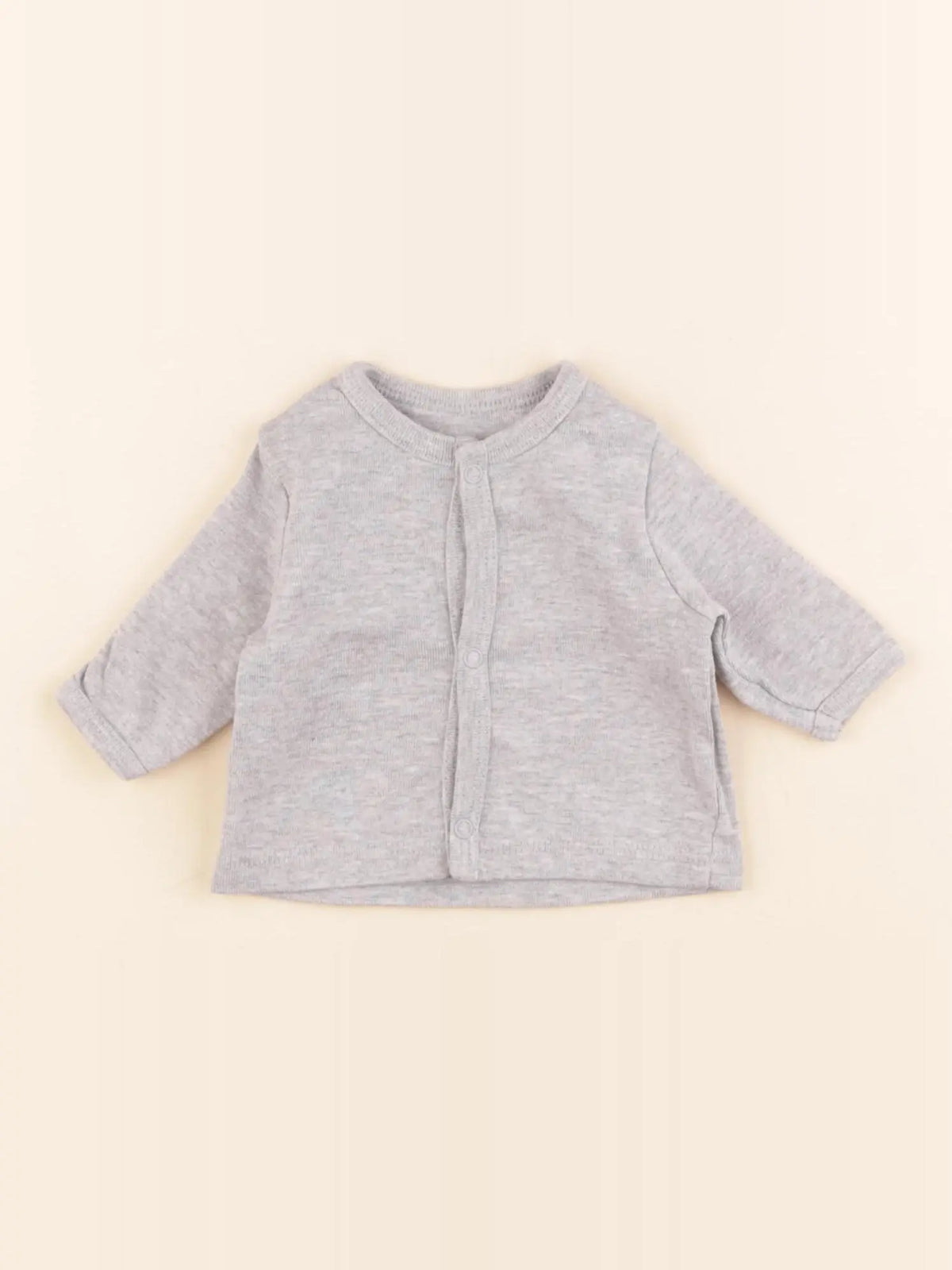 Vertbaudet - tee-shirt gris - 0 mois