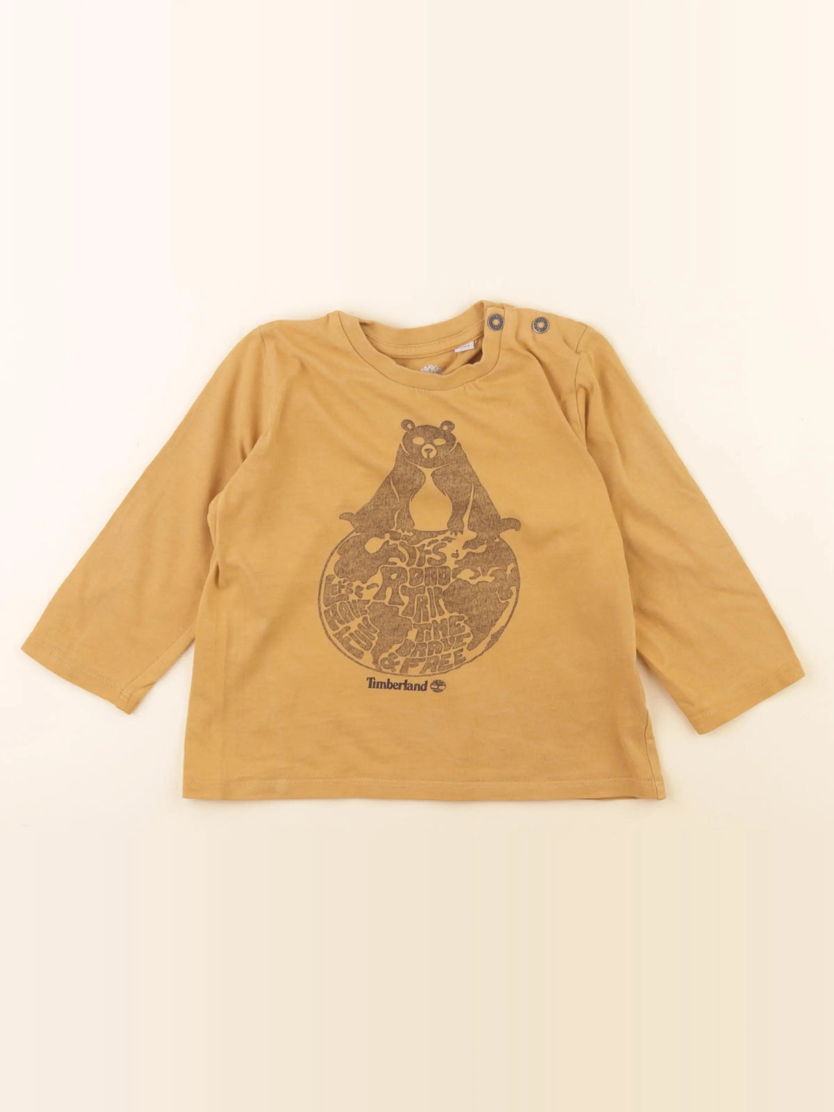 Timberland - tee-shirt marron - 3 ans