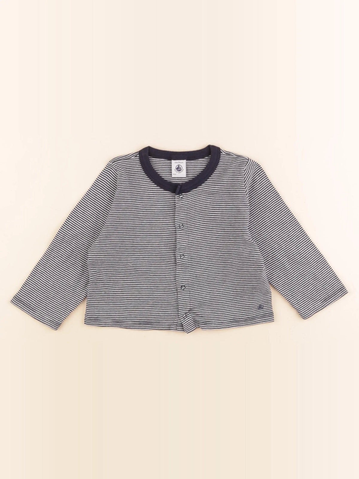 Petit Bateau - tee-shirt bleu - 24 mois