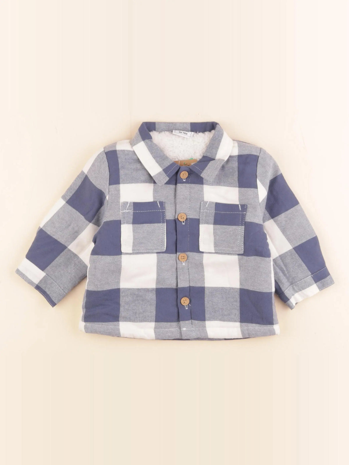 Tape à l'oeil - chemise bleu - 9 mois