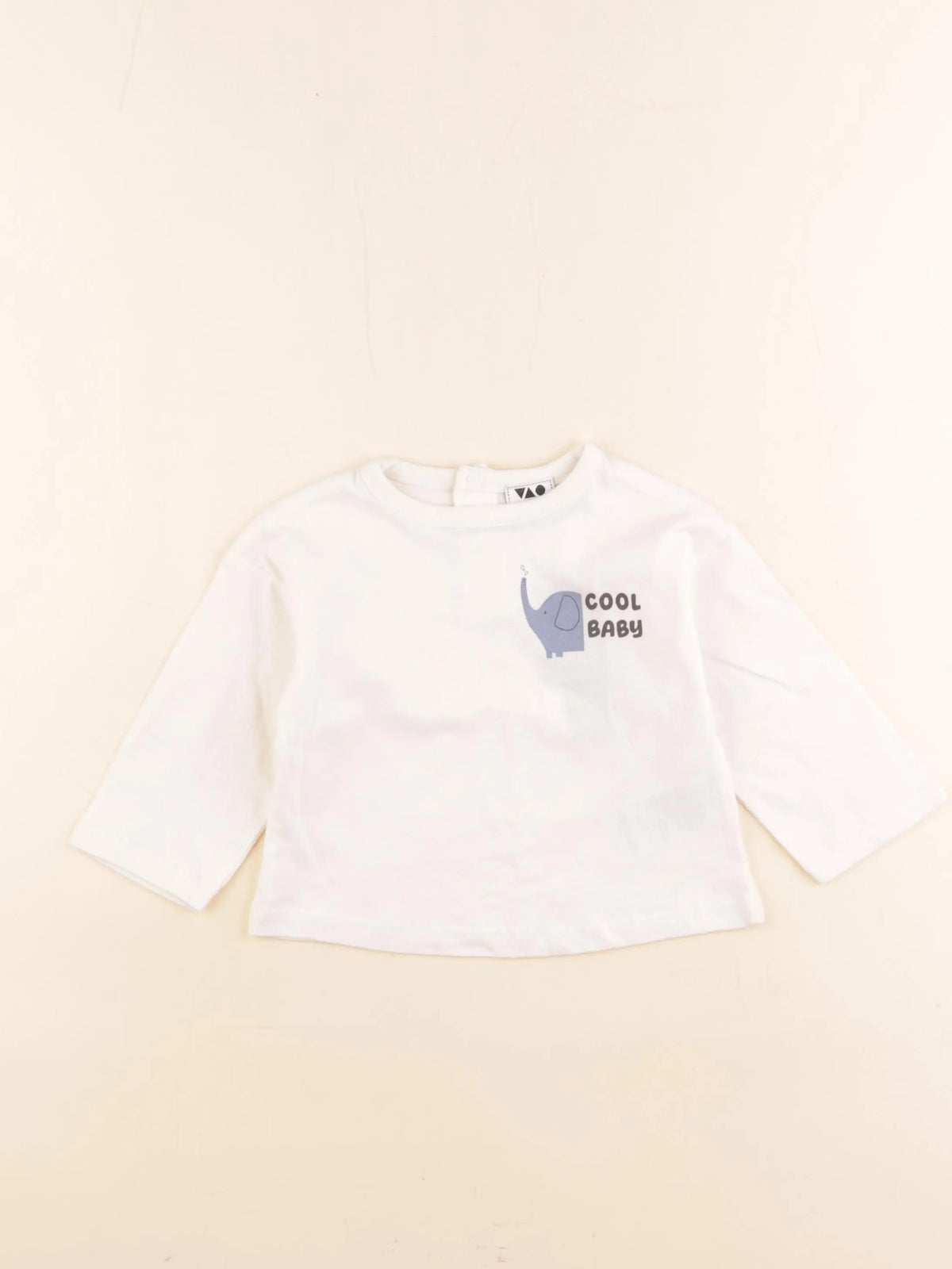 Tape à l'oeil - tee-shirt blanc - 9 mois