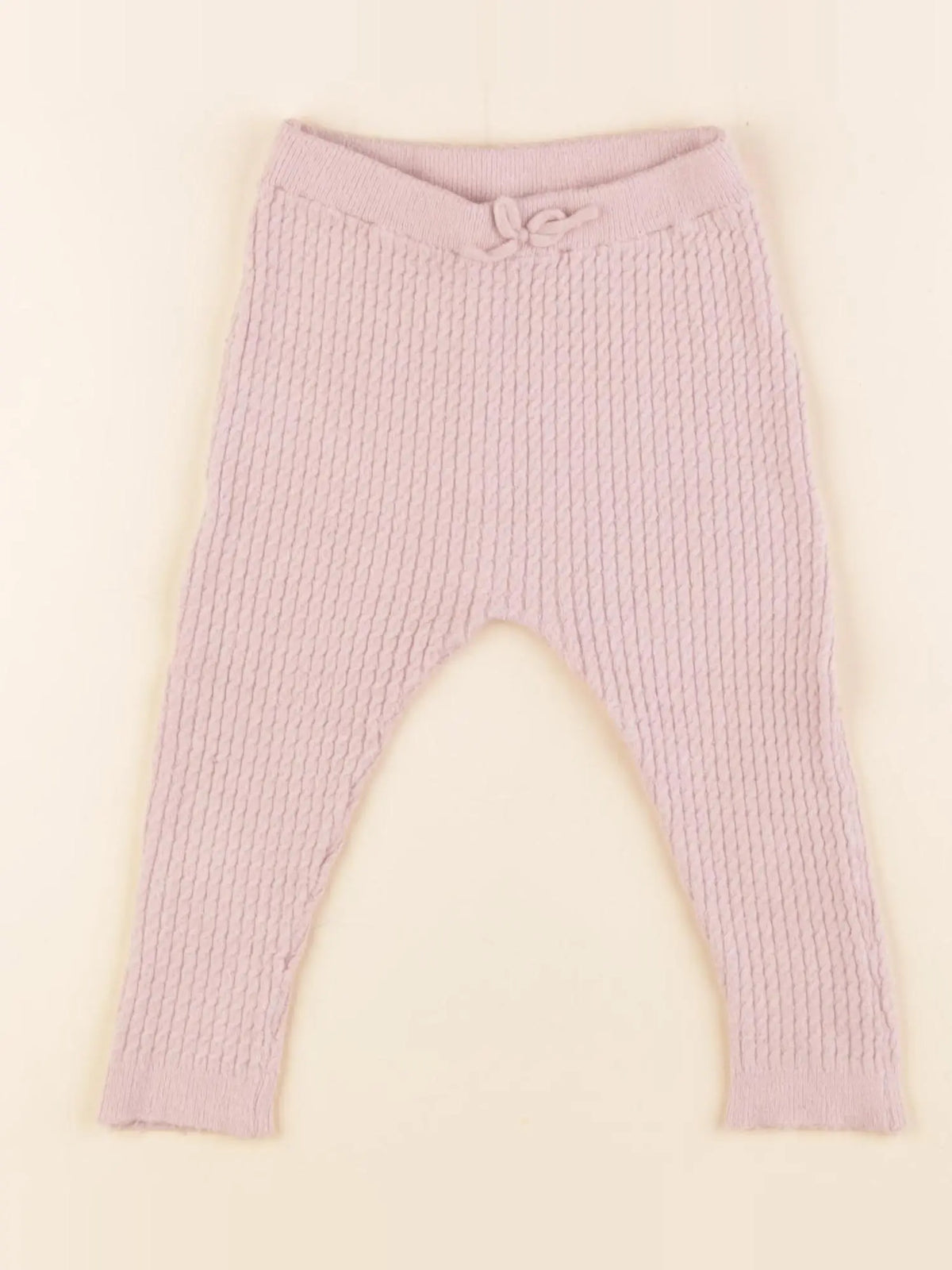 H&M - legging rose - 9/12 mois