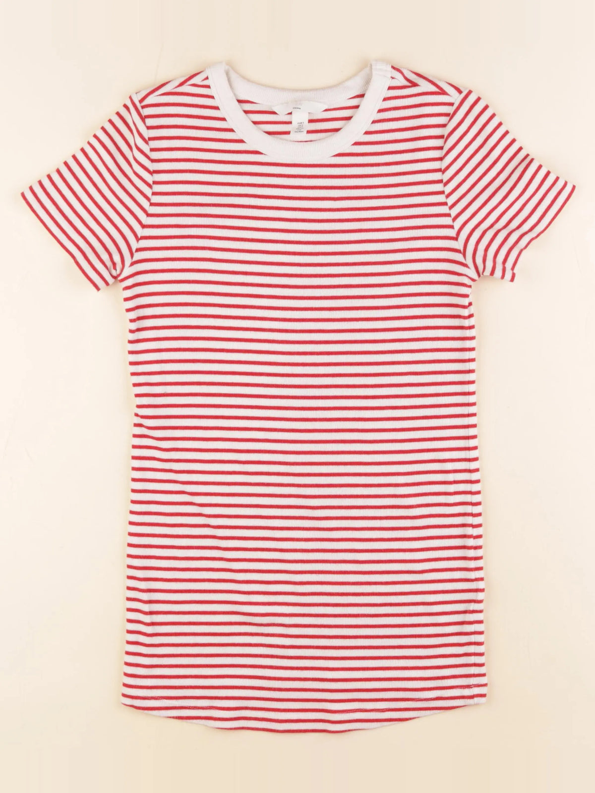 H&M - tee-shirt grossesse blanc, rouge - s