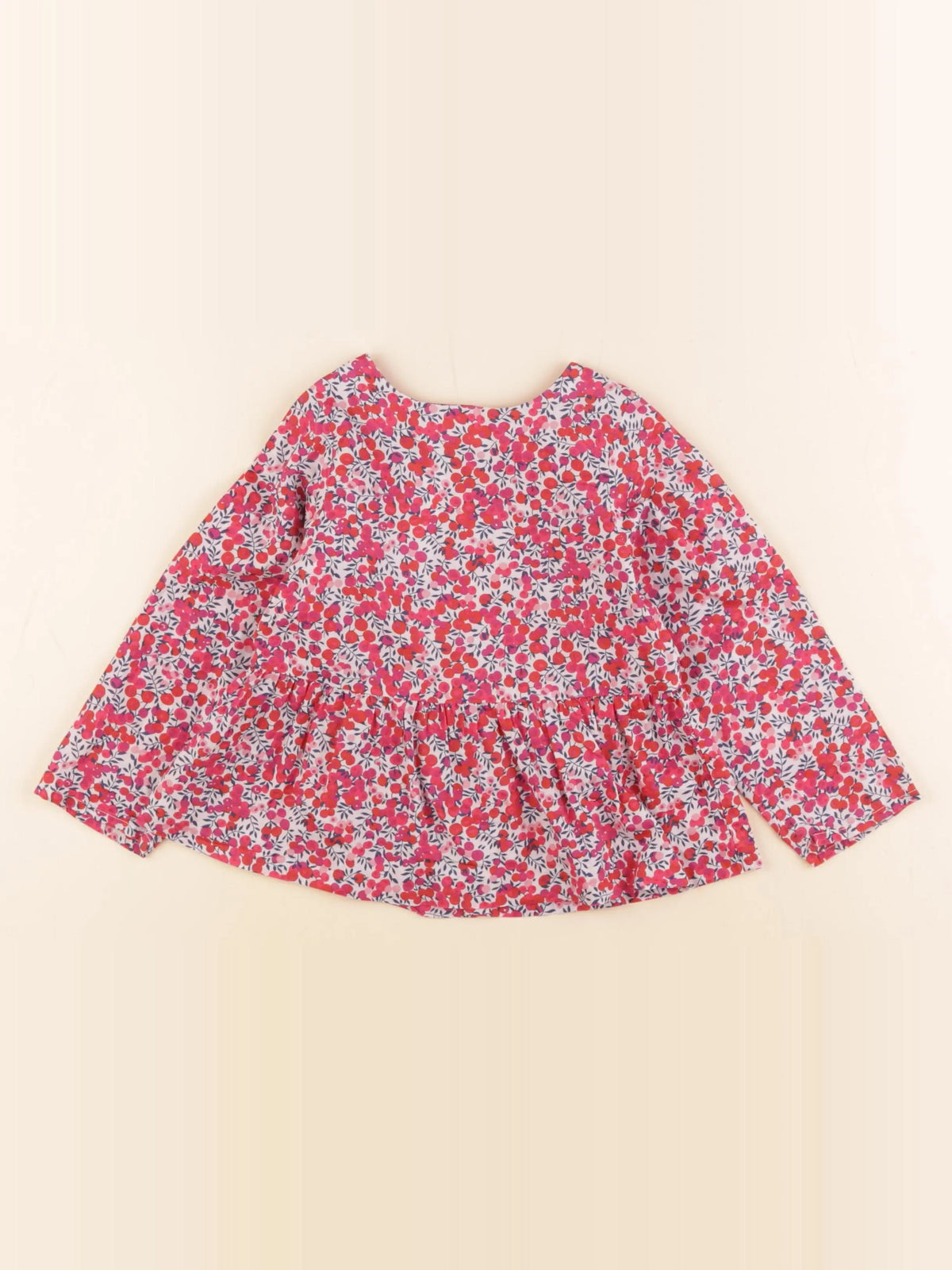 Jacadi - blouse liberty multicolore - 36 mois