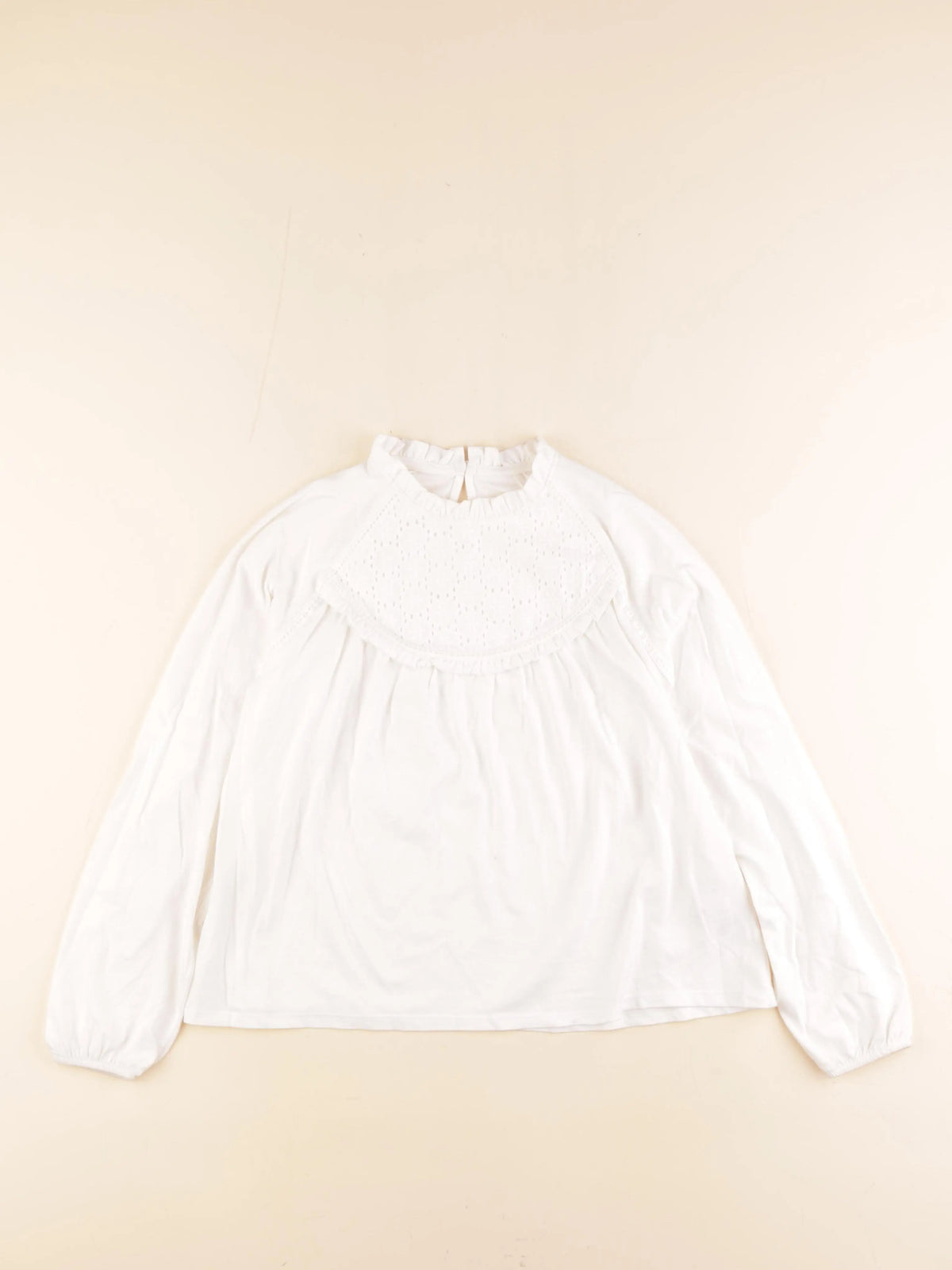 Vertbaudet - tee-shirt blanc - 10 ans