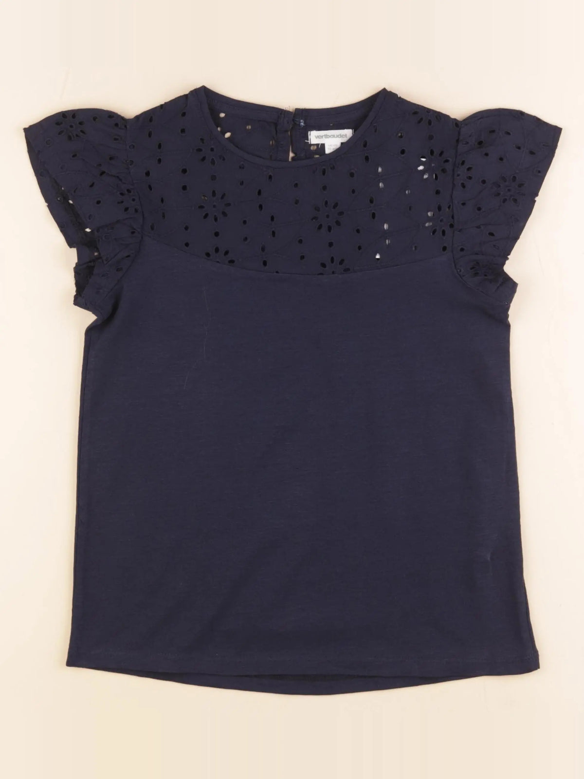 Vertbaudet - tee-shirt bleu - 10 ans