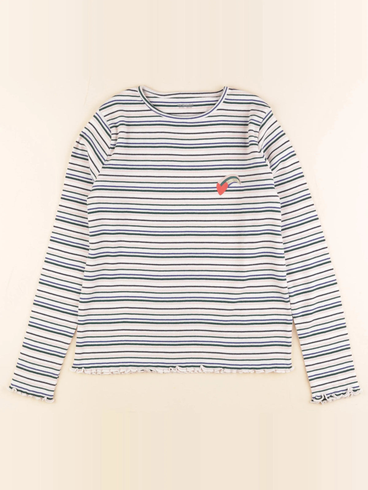 Vertbaudet - tee-shirt multicolore - 10 ans