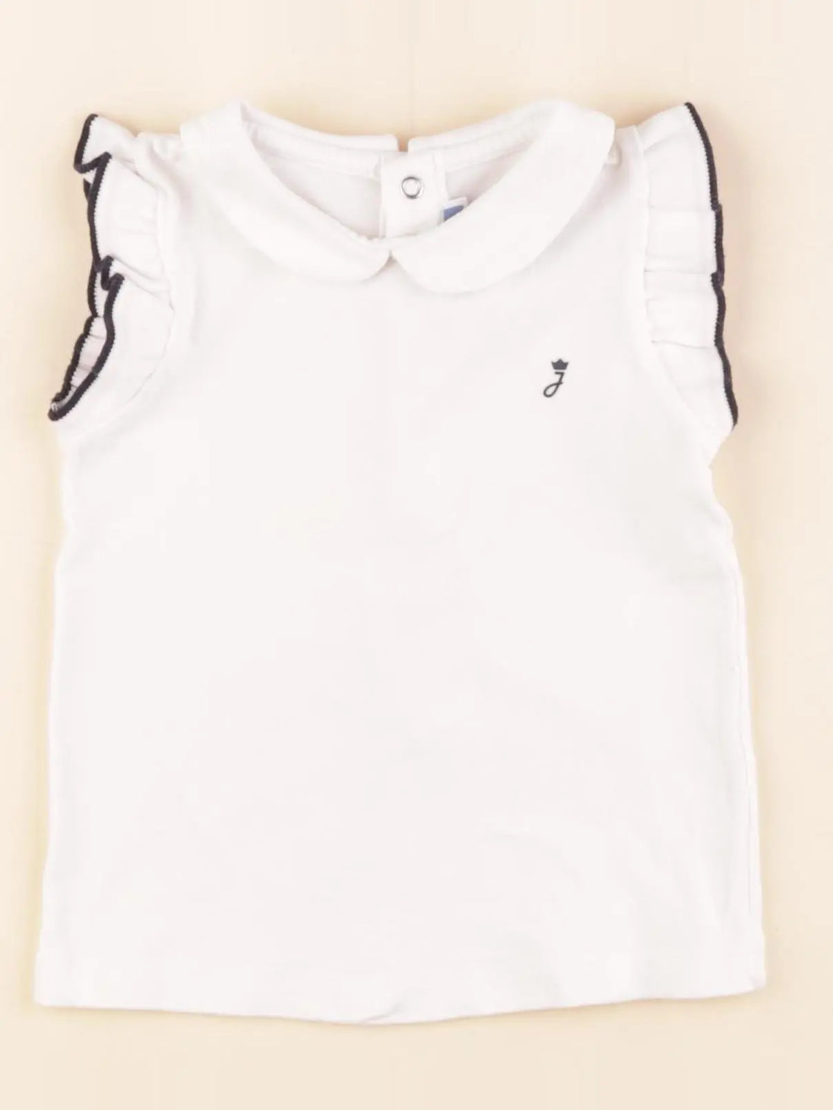 Jacadi - tee-shirt blanc, bleu - 36 mois