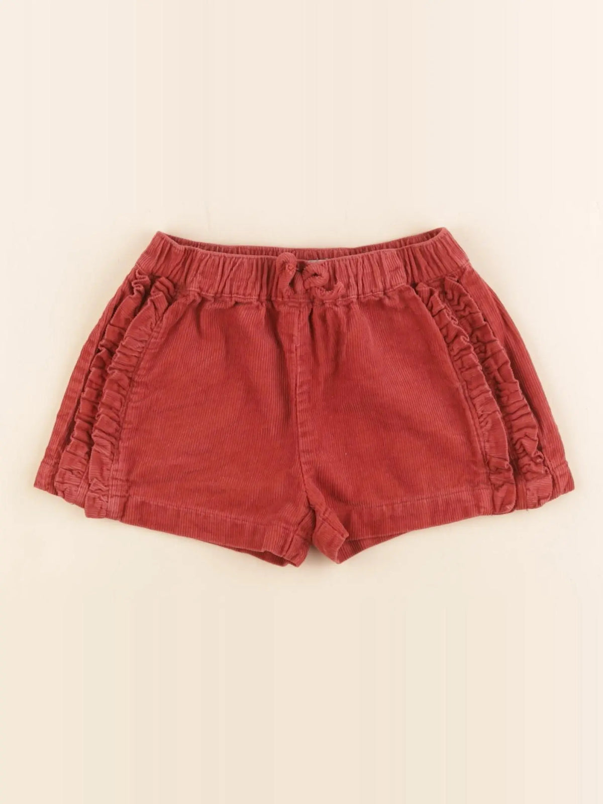 Vertbaudet - short rouge - 3 ans