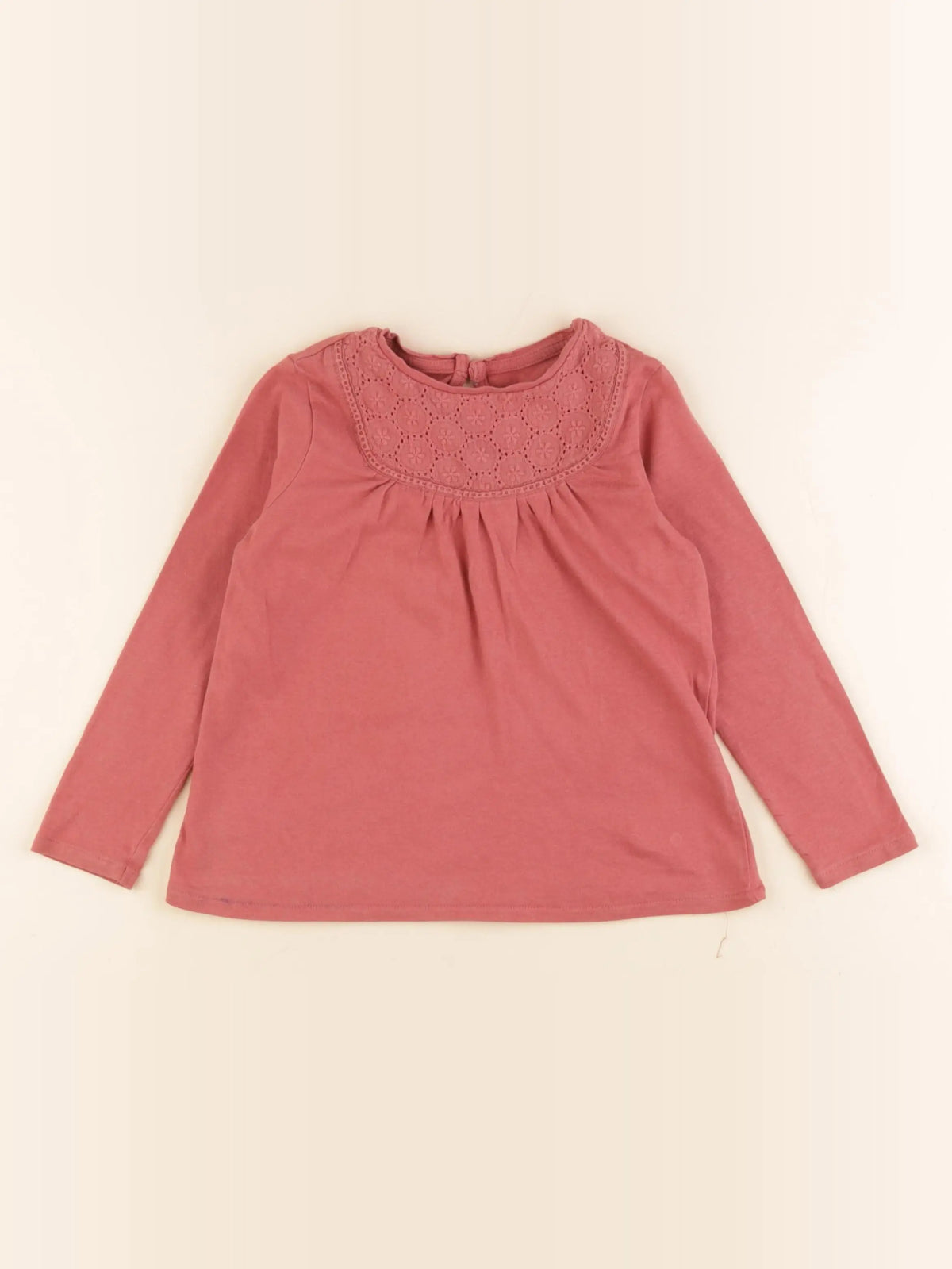 Vertbaudet - tee-shirt rose - 4 ans