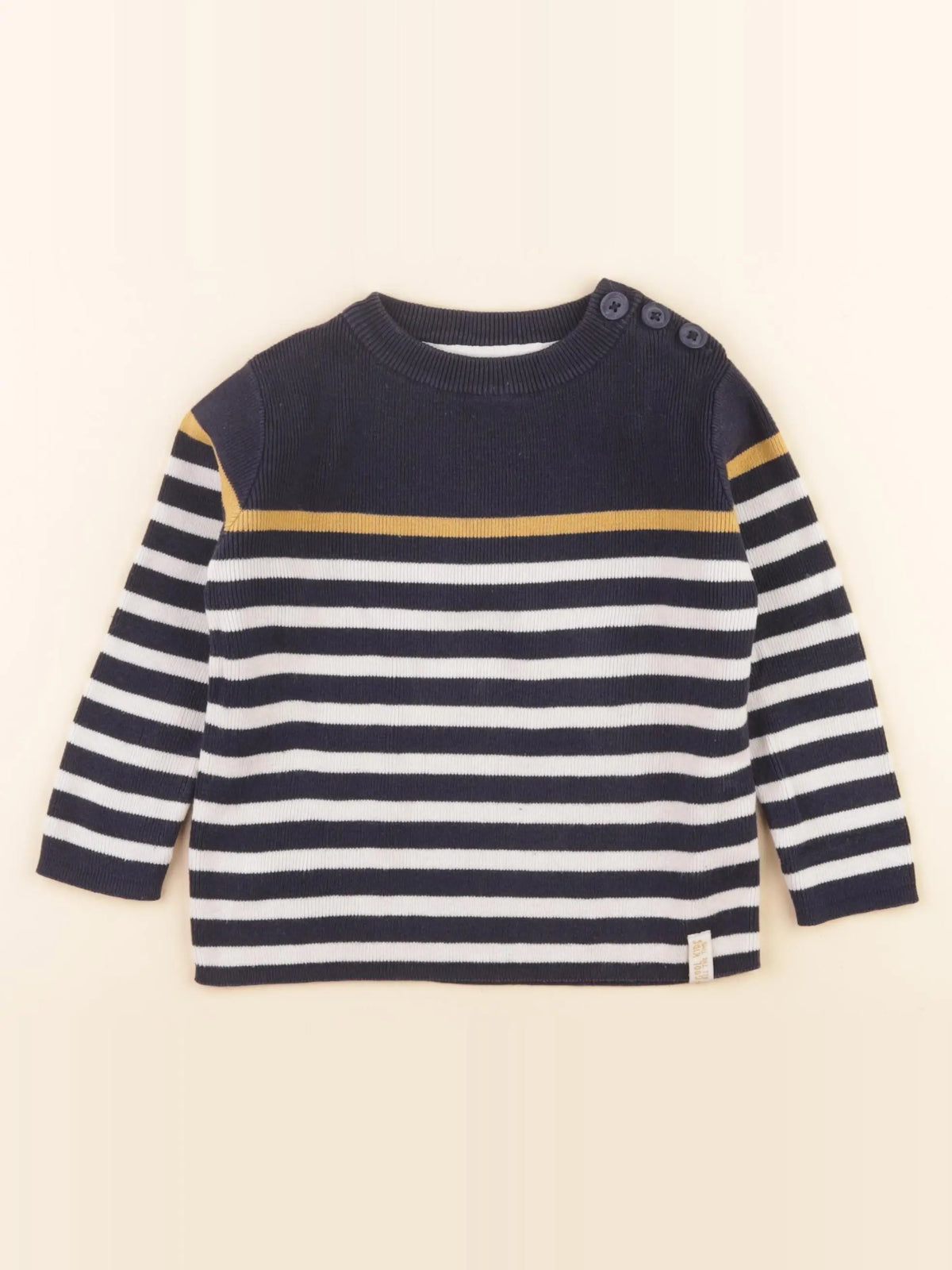 Vertbaudet - pull bleu - 2 ans