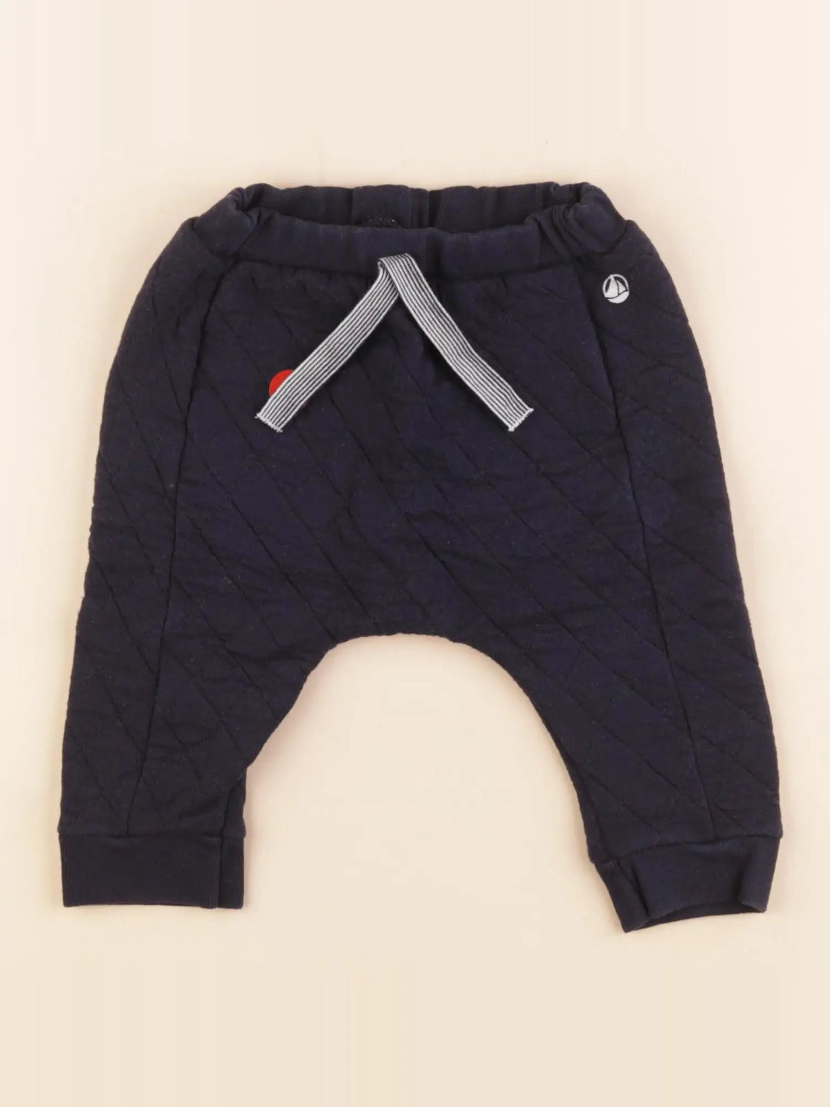 Petit Bateau - sarouel bleu - 6 mois