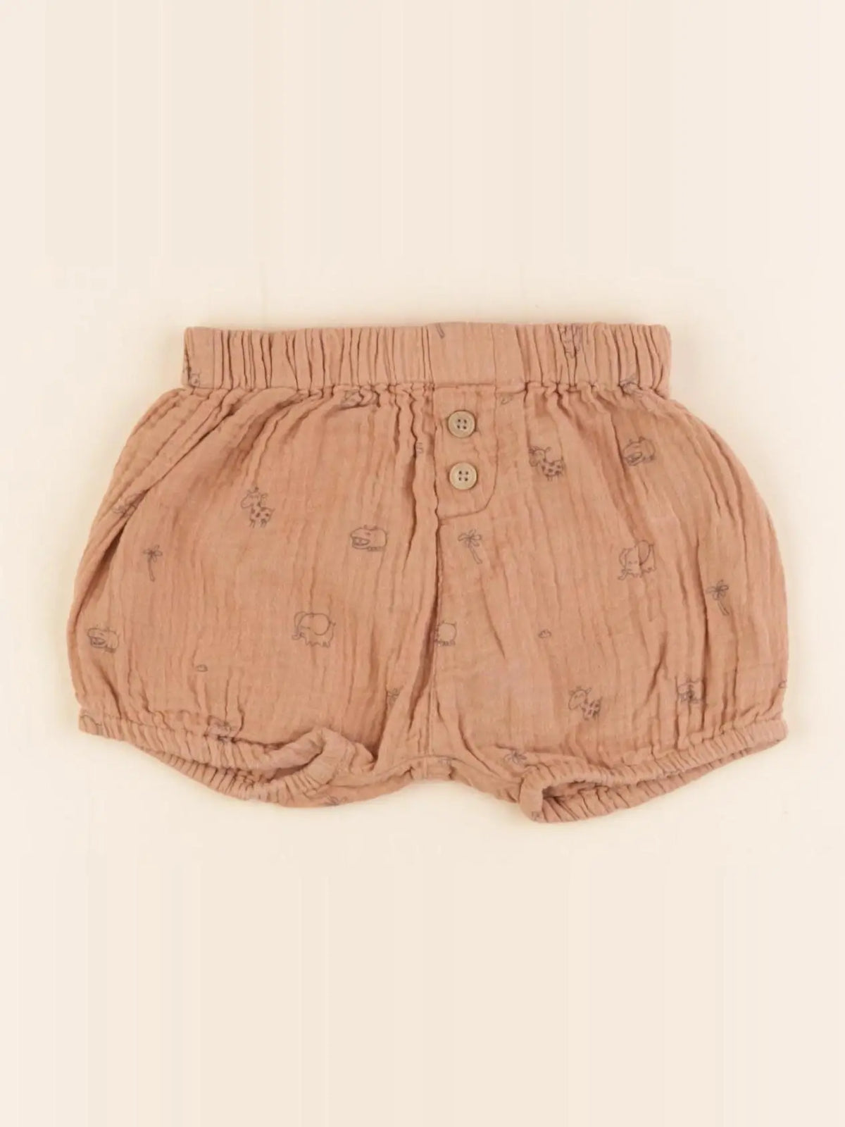 Vertbaudet - bloomer marron - 3 mois