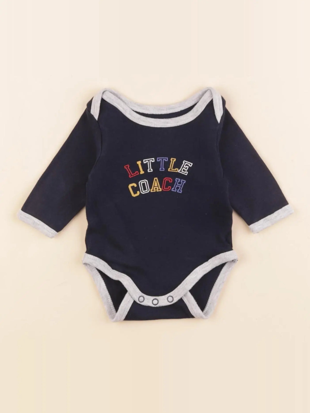 Vertbaudet - body bleu - 1 mois