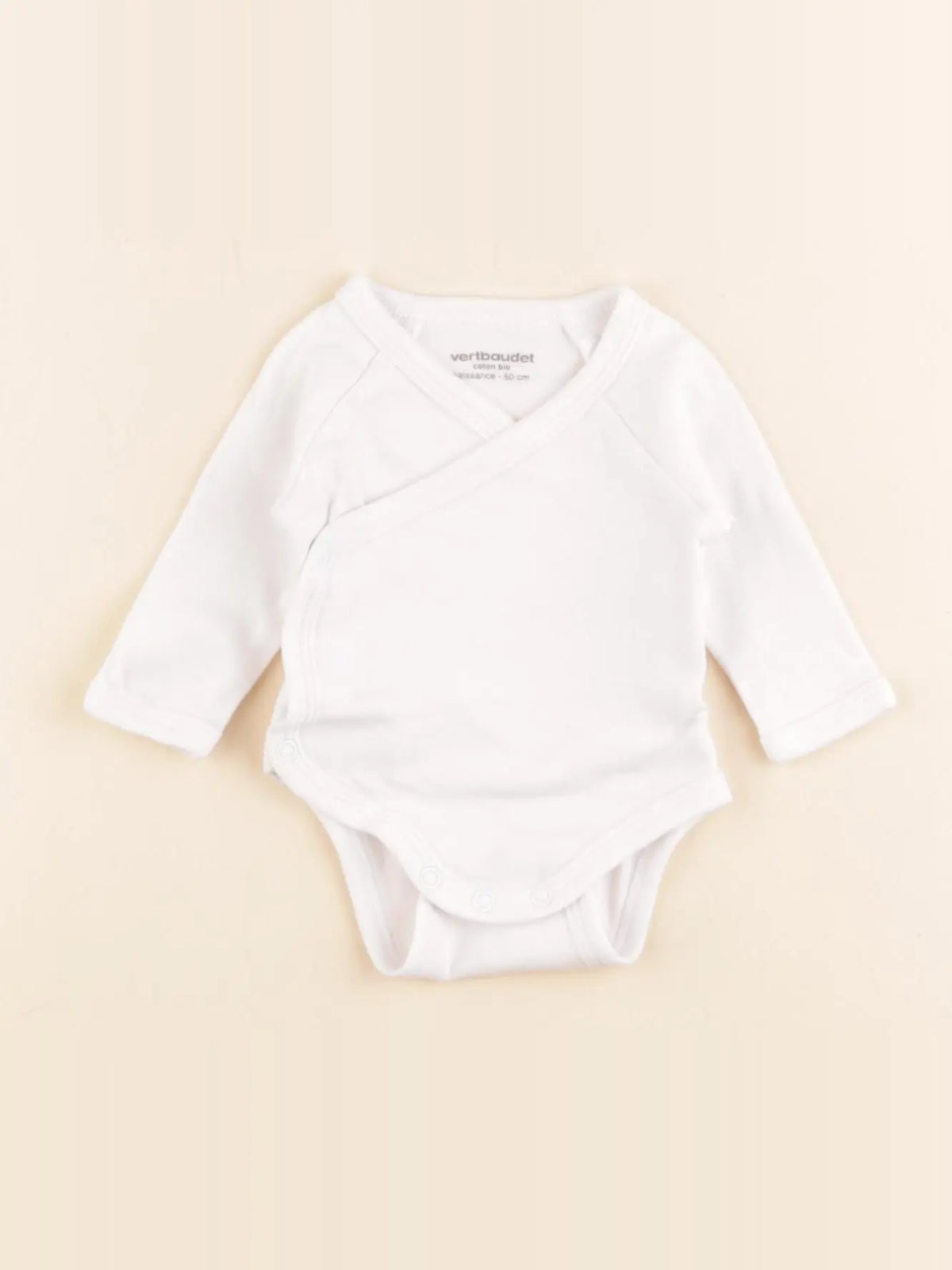 Vertbaudet - body blanc - 0 mois