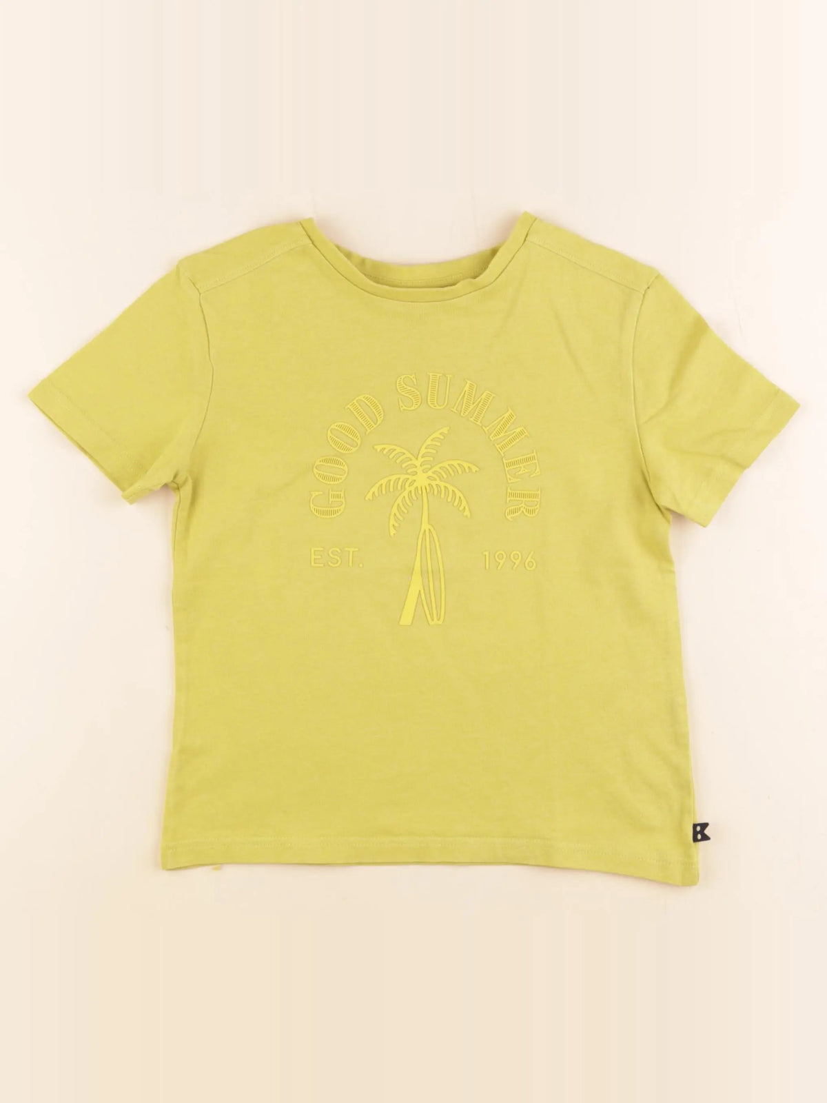 Okaidi - tee-shirt vert, jaune - 4 ans