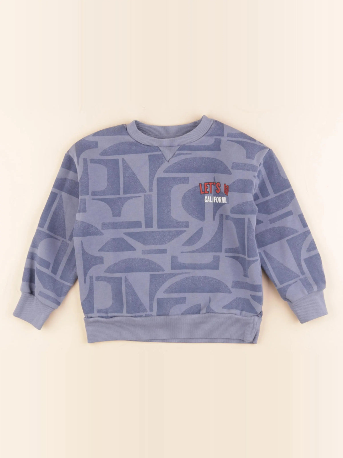Vertbaudet - sweat bleu - 5 ans