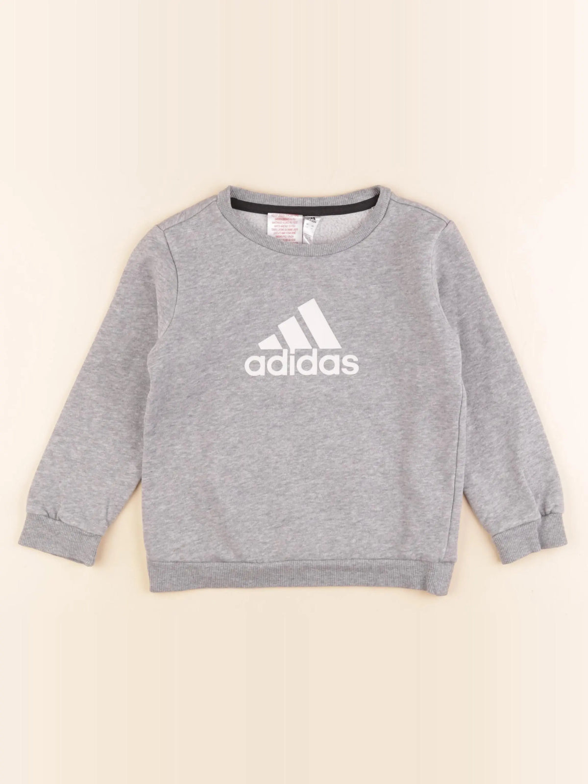 Adidas - sweat gris - 3/4 ans