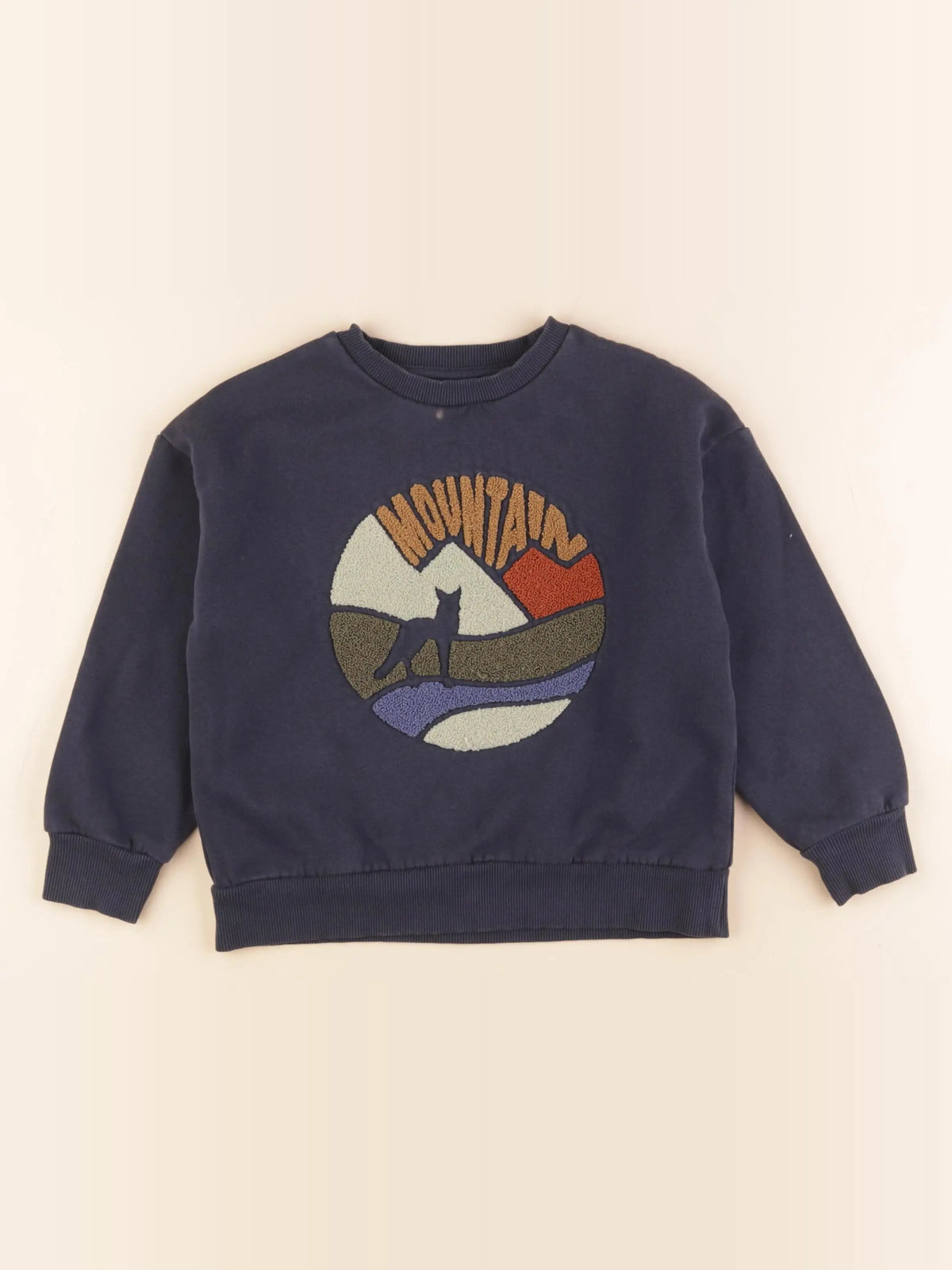 Vertbaudet - sweat bleu - 5 ans
