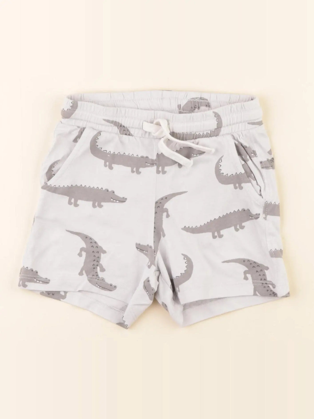 H&M - short gris - 12/18 mois