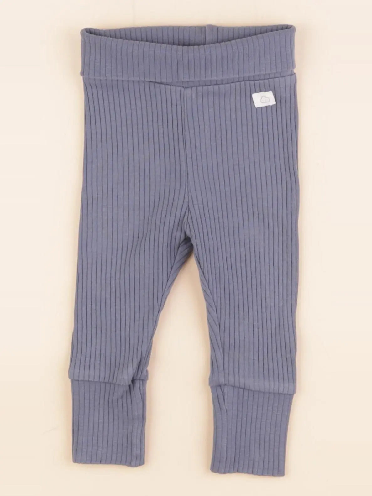 H&M - legging bleu - 2/4 mois