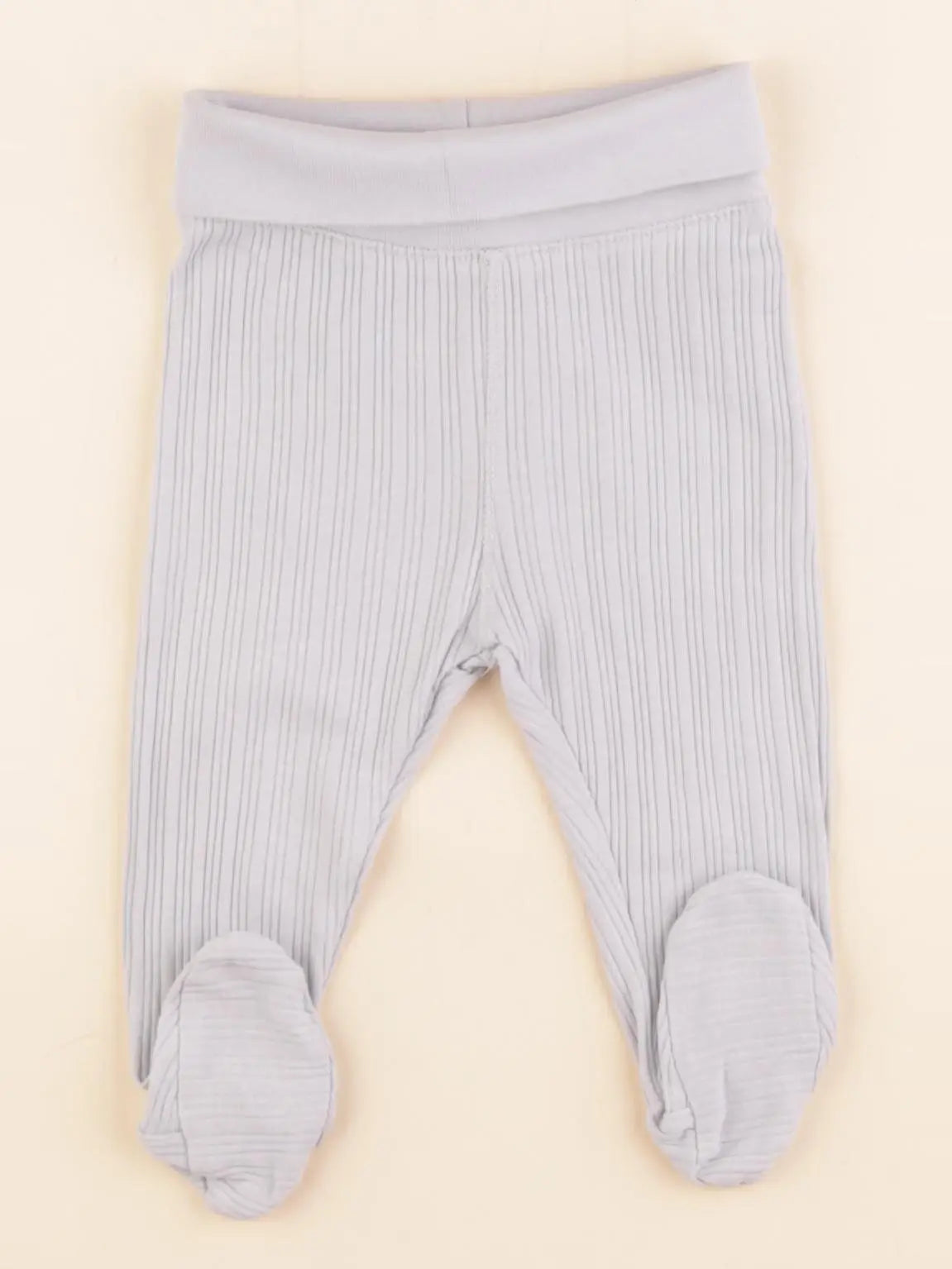 H&M - legging bleu - 2/4 mois