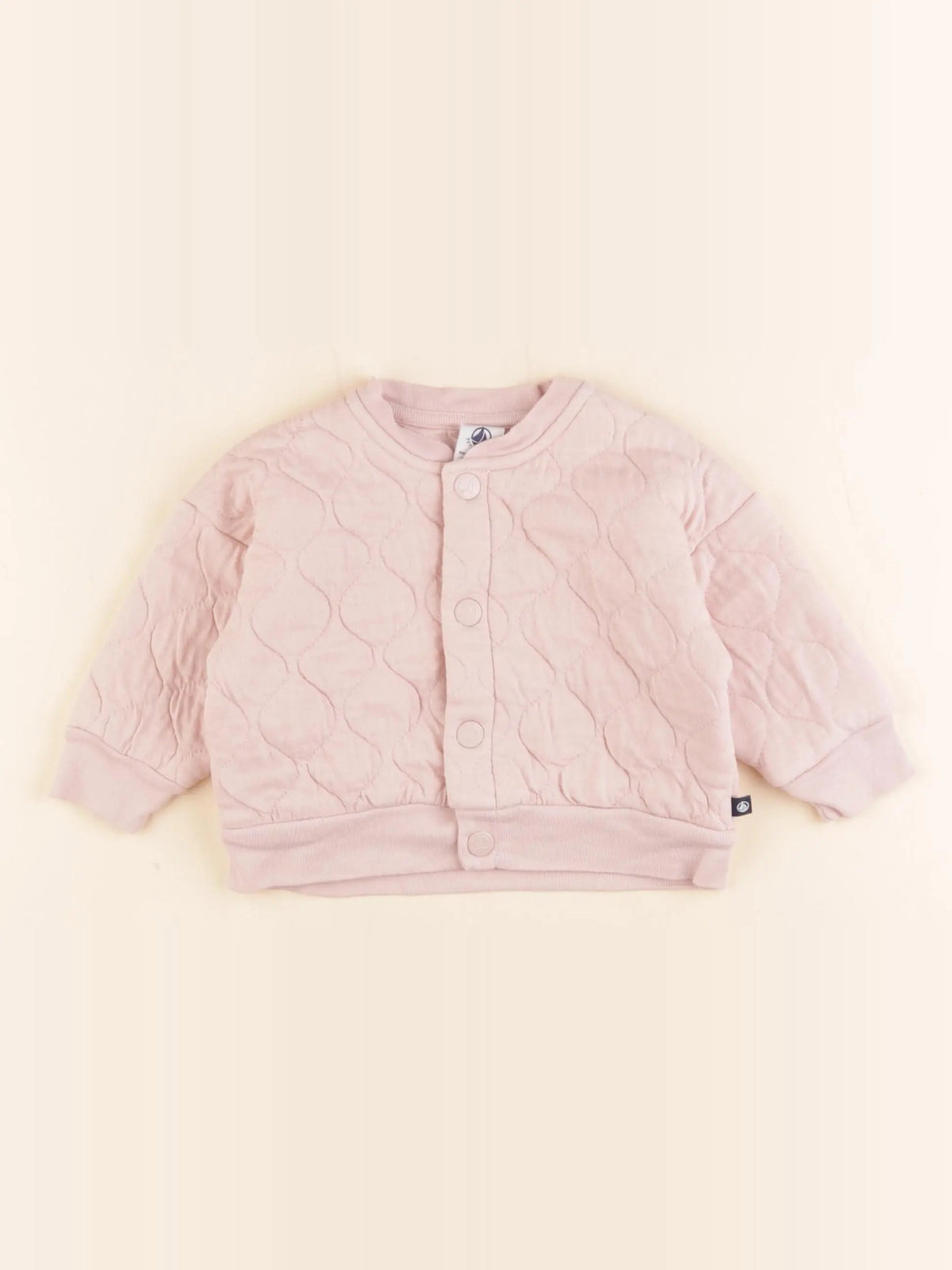 Petit Bateau - sweat rose - 6 mois