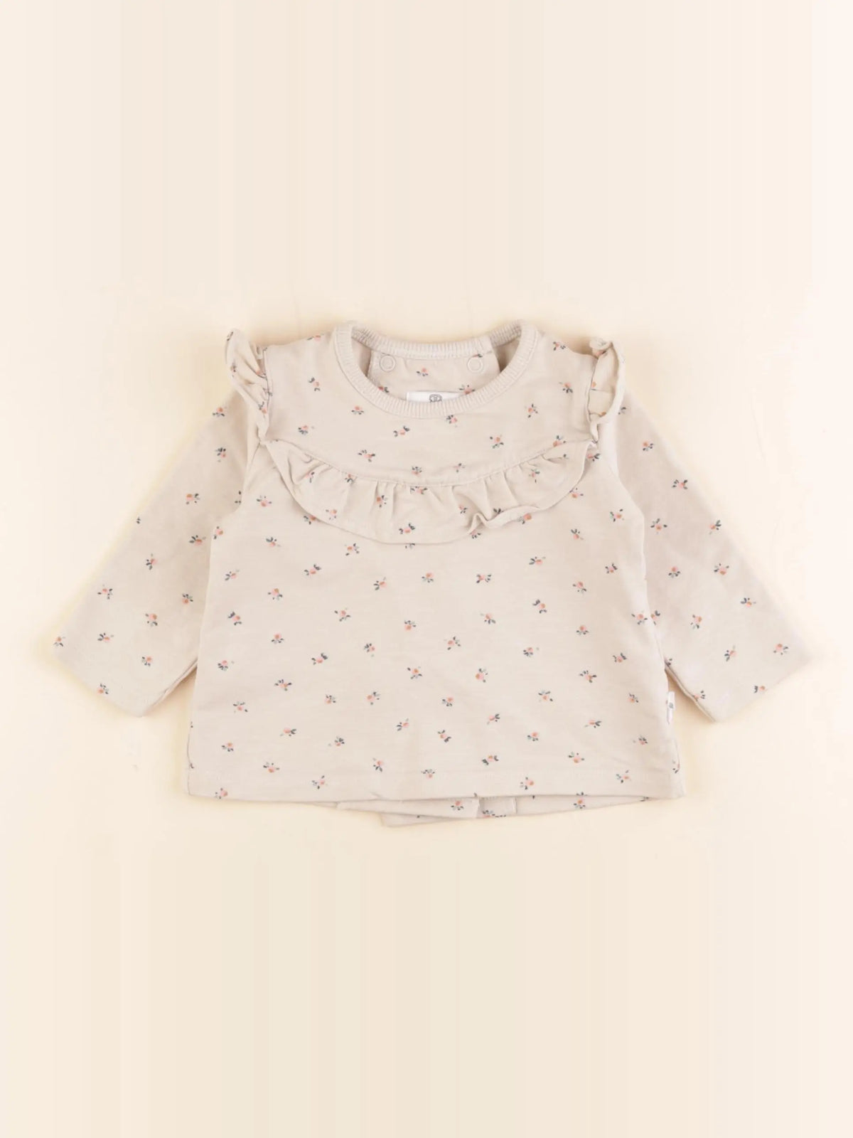 La Redoute - tee-shirt beige - 3 mois