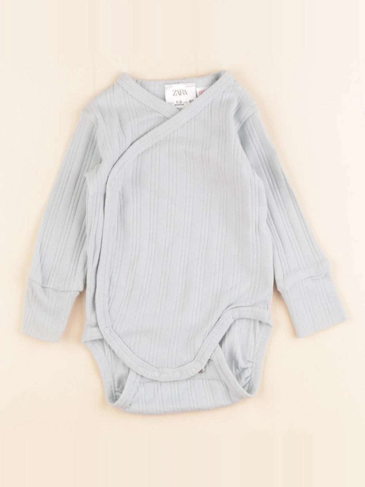 Zara - body bleu - 1/3 mois