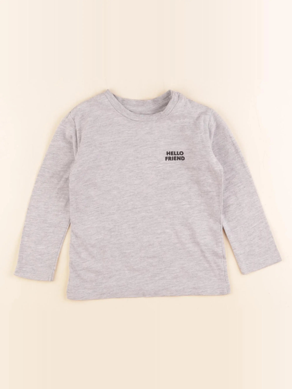 H&M - tee-shirt gris - 12/18 mois