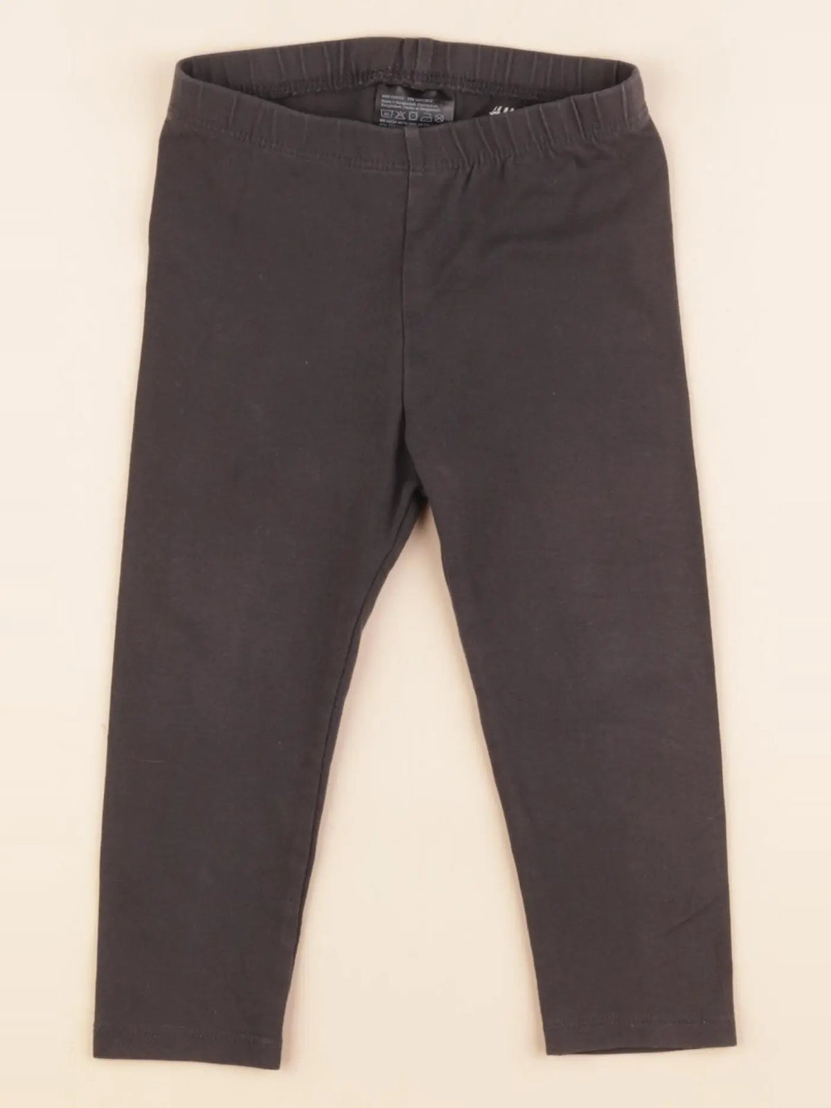 H&M - legging noir - 12/18 mois