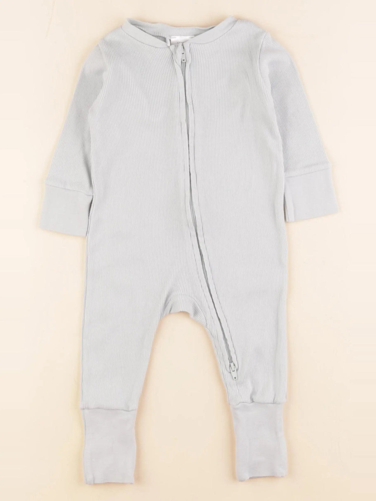Zara - pyjama coton bleu - 3/6 mois