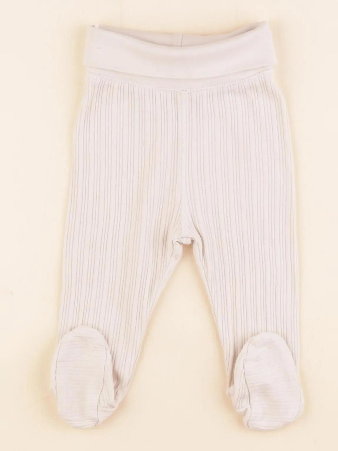 H&M - legging beige - 2/4 mois