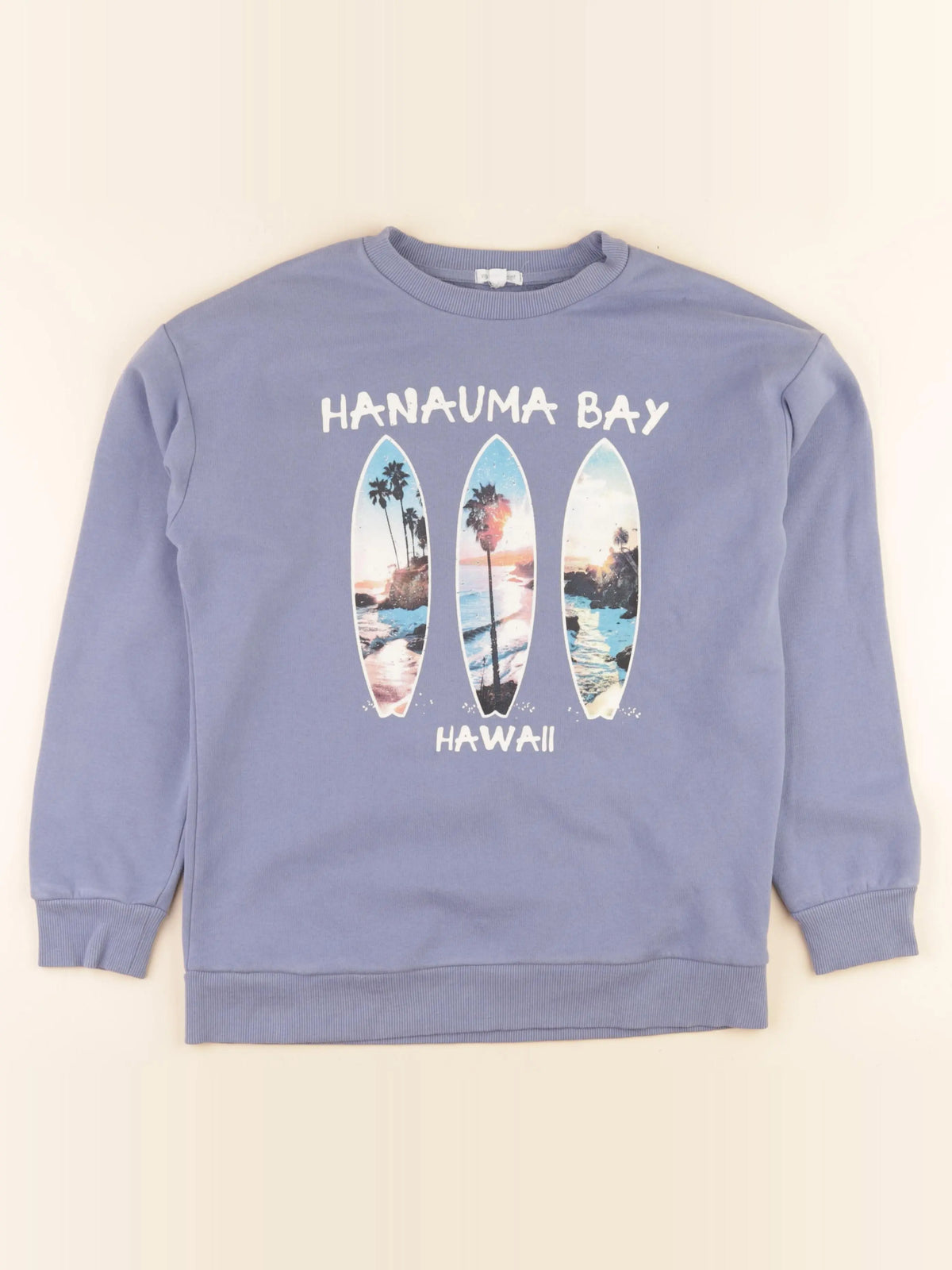 Vertbaudet - sweat bleu - 12 ans